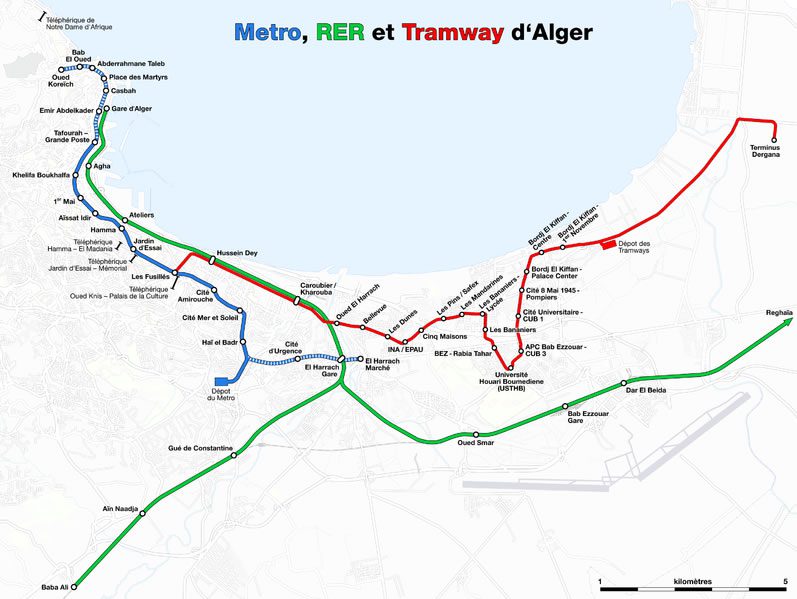 alger metro map